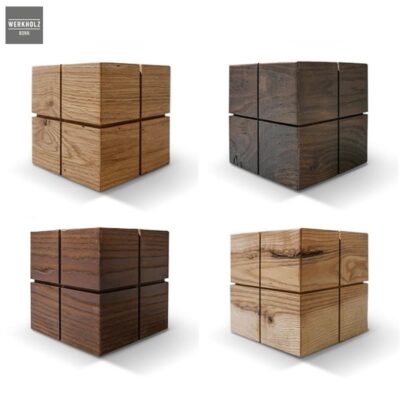 Plain Wooden Cube